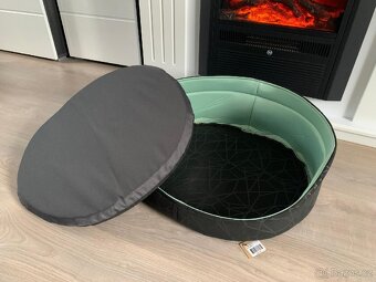 Kvalitní pelech s vyztuženými boky = 2v1 = NOVÝ = 50x45cm - 5