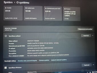 Notebook Dell Latitude 5510, i5, 256 SSD, 8GB RAM. - 5