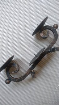 Svícen kovový, ruční práce - 5