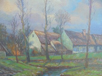 OBRAZ OLEJ NA KARTONU-VÁCLAV STEIN - 5