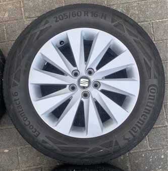 Alu kola originál Seat, 5x100, R16, letní - 5