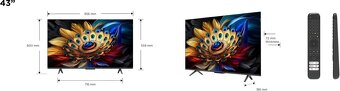 Televize 43" TCL 43C655, 5let zaruka - 5