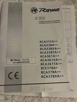 Kombinovaná chladnička Romo - 5