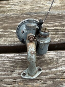 JAWA 550 pařez levostranný karburátor - 5