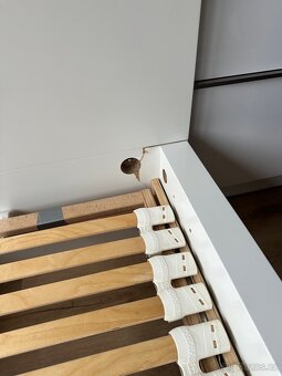 Bílá postel 160x200 ikea Malm - 5