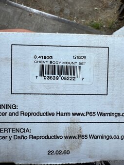 Silentbloky pro zvednutí kabiny Chevrolet - 5