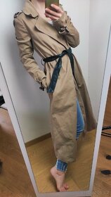 Dámský kabát trench coat Zara velikost M - 5