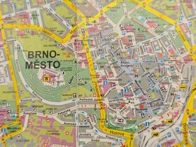 Mapa BRNO 1:16000 plán města 1996 - 5