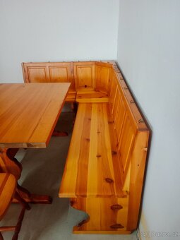 Masív rohová sedací souprava - 5