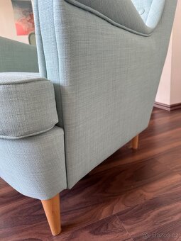 Křeslo ušák IKEA STRANDMON - 5