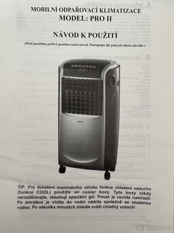 Mobilní odpařovací klimatizace model: PRO II - 5