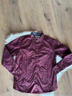 Pánská košile #Košile s dlouhým rukavem - 5