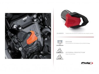 BMW F900 R - Padací protektory PUIG, včetně náhradních gum - 5
