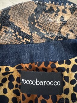 Dámská džínová bunda Roccobarocco - 5