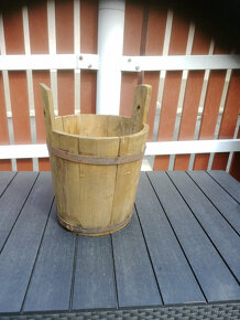 máselnice, lopata, škopík,necky,šlehač,retro termosky,mlýnky - 5