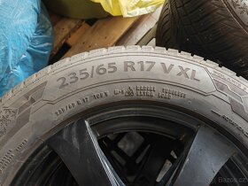 Hliníkové disky DEZENT R17 + zimní pneumatiky - 5