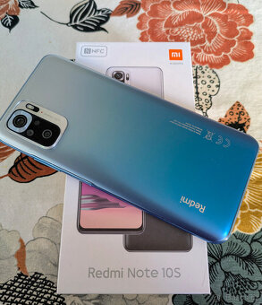 Xiaomi Redmi Note 10S, modrý, 6+64, dobrý stav - 5