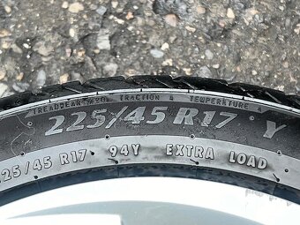 Original 3x ALU kola Seat 17" 7,5J ET51 + pneu 225/45/R17 - 5