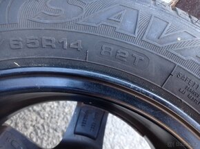 Alu disky R14 6J 4x100 + pneu letní - 5