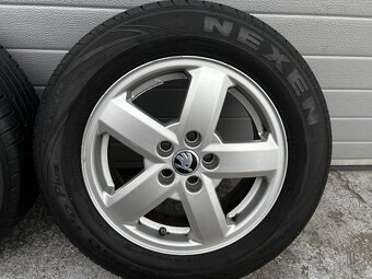 Alu letní sada orig. ŠKODA - 5/100 R15 - 195/65/15 - 5