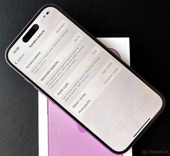 Apple iPhone 16 / 128 GB / 6,1"/ V záruce do 12/2026. - 5