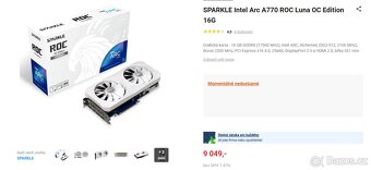 Grafická karta Intel Arc A770 - 5