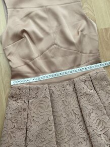 Nové béžové šaty Oasis vel. XS - 5