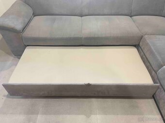 Sedací souprava šedá - pravý roh - 5