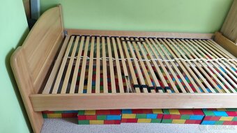 Prodlouzena drevena postel s rostem 120210cm - 5