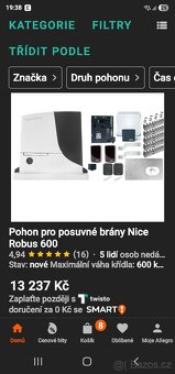 Pohon pro posuvnou bránu Nice - 5