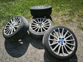 ALU kola Ford Focus 5x108 R18 s letními pneu - 5