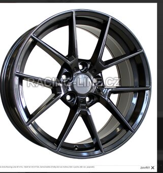 Alu kola 5x120 R18, 8" ET34 - 5