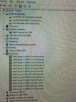 Herní PC ryzen 3600/16ddr4/5700/1TBssd/850w záruka - 5