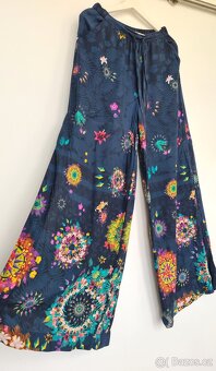 Letní široké kalhoty Desigual M - 5