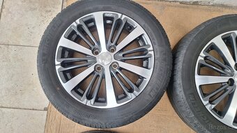 Alu kola Peugeot 16" 4x108 letní pneu 195/55 R16 5mm 208 - 5