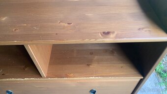 Ikea Leksvik komoda dřevo masiv Hemnes - 5