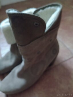 Kozačky s kožíškem 41  Rieker - 5