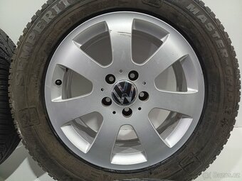 Zimní alu sada Tiguan 5x112 R16 ET33 pneu 215/65/16 Semperit - 5