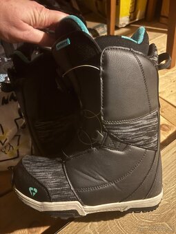 Dětský snowboard 120 cm a boty cca 37 - 5