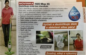 Parní mop h2o mop x5 5 in 1 - 5
