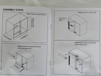 Ledvinka do rohové kuchyně s brzdovými dojezdy. - 5