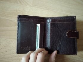 Nová dámská peněženka a dokladovka hnědá - 5
