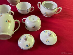 servis porcelán čajový servis malovaný porcelán - 5