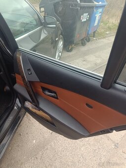 KRÁSNÝ Interiér BMW E61 hnědá KŮŽE výhřev dekor - 5