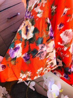 saty# kvetinove# letni# H&M# zvonoverukavy#tehotenske - 5