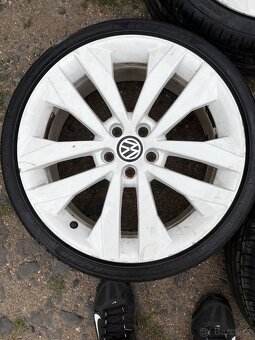 Alu kola 5x100  originál Škoda r 17 - 5