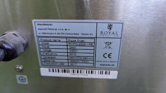 Pizza pec elektrická zn. Royal Catering - 5