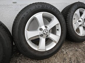 Alu Vw 5/112 R16 + 215/60 R16 zimní Dunlop - 5