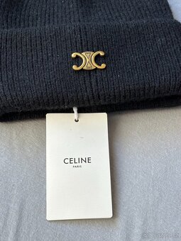 Černá Céline zimní čepice - 5