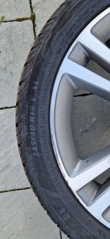ALU kola R19, 5x112 letní PNEU, 7,5x19 ET49 - 5